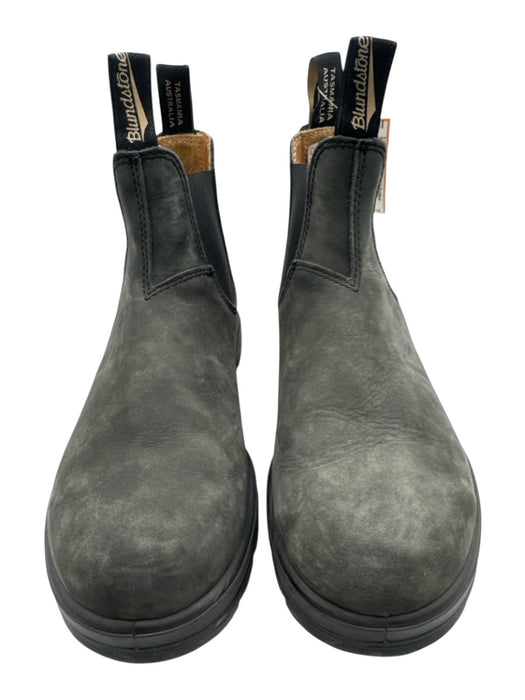 Blundstone Shoe Size 8 Gray Leather Solid Chelsea Men's Shoes Gray / 8