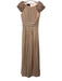 Ted Baker Size 1 Dusty Pink Cap Sleeve Floral Applique Evening Dress Dusty Pink / 1
