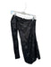 R+A Size 0 Black Polyester Sequins Stars Off Shoulder Mini Dress Black / 0