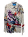Robert Graham Size L White & Multi Cotton Bird Button Up Men's Long Sleeve Shirt White & Multi / L