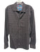 Robert Graham Size L Black & Red Cotton Abstract Button Up Long Sleeve Shirt Black & Red / L