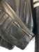 Polo Size XL Black & White Lamb Solid Vintage Zipper Men's Jacket Black & White / XL