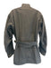 Barbour Size Est XL Black Waxed Cotton Solid Buttons Zipper Men's Jacket Black / Est XL