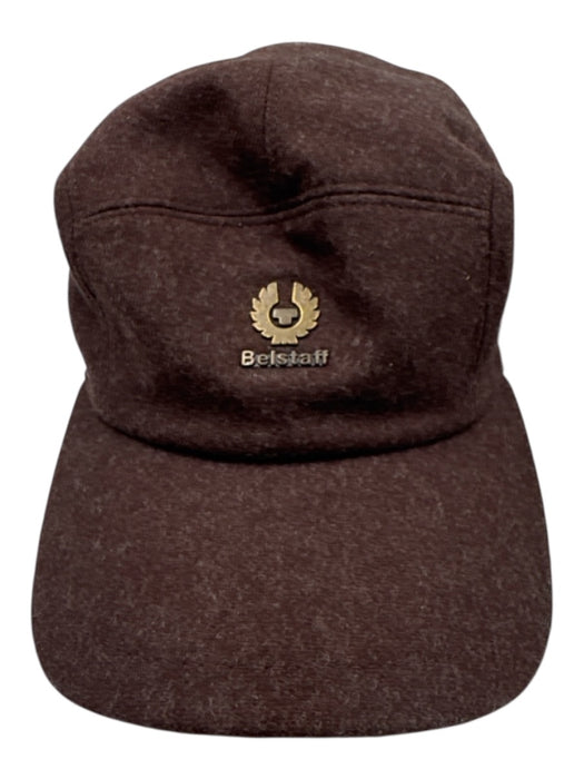 Belstaff NWT Brown Wool Solid Men's Hat Brown
