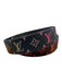 Louis Vuitton Black & Multi Leather logo Box Inc. Men's Belt Black & Multi