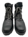 Anfibio Shoe Size 8.5 Black Leather Solid Fur Lined Boot Men's Shoes Black / 8.5