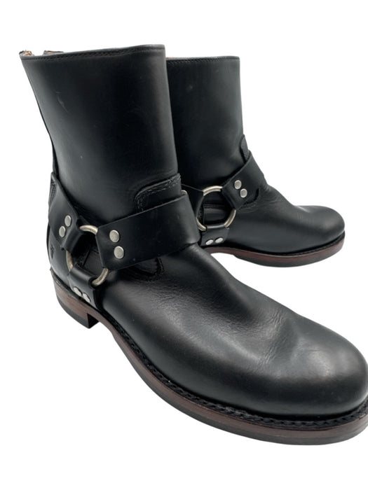 Frye Shoe Size 8.5 AS IS Black Leather Solid Boot Men's Shoes Black / 8.5