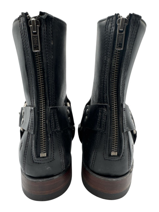 Frye Shoe Size 8.5 AS IS Black Leather Solid Boot Men's Shoes Black / 8.5
