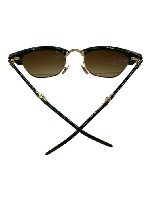 RayBan Green & Gold Foldable Men's Sunglasses Green & Gold