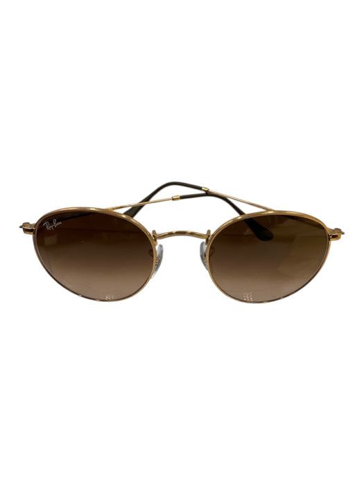 RayBan Brown & Gold Metal Men's Sunglasses Brown & Gold