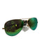 RayBan AS IS Gold & Green Metal Aviator Men's Sunglasses Gold & Green