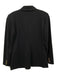 J. McLaughlin Size 2 Navy Blue Rayon Blend Flap Pocket Two Button Blazer Jacket Navy Blue / 2