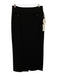 Staud Size 6 Black Polyester Blend Pocket Detail Back Slit Back Zip Maxi Skirt Black / 6