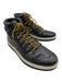 Gucci Shoe Size 9 AS IS Black Leather Solid Sneaker Men's Shoes Black / 9
