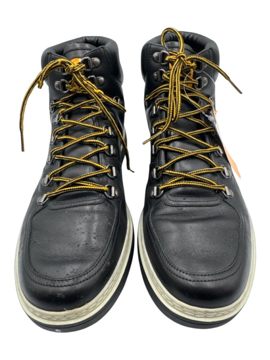 Gucci Shoe Size 9 AS IS Black Leather Solid Sneaker Men's Shoes Black / 9