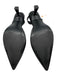 Steve Madden Shoe Size 9.5 Black Leather Pointed Toe Slingback Pumps Black / 9.5
