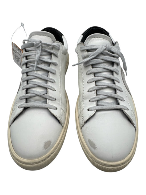 Oliver Cabell Shoe Size 41 White & Gray Leather Lace Up Low Top Sneakers White & Gray / 41