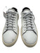 Oliver Cabell Shoe Size 41 White & Gray Leather Lace Up Low Top Sneakers White & Gray / 41