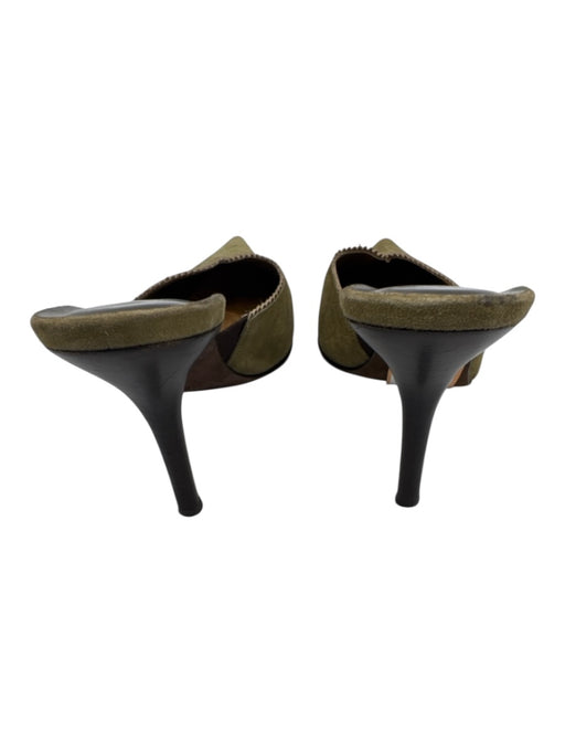 Couture Donald J Pliner Shoe Size 8 Sage green Leather Upper Suede Mules Sage green / 8