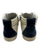 P448 Shoe Size 47 AS IS White & Blue Leather High Top Men's Shoes White & Blue / 47