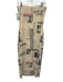 With Jean Size M Beige, Black & Red Polyester Blend Strapless Sheath Midi Dress Beige, Black & Red / M