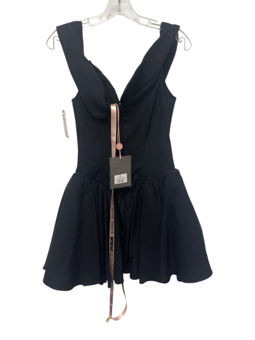 House of CB Size M Black Richcel Blend Off Shoulder Spaghetti Strap Dress Black / M