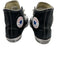 Converse Shoe Size 8 Black & White Leather Upper Round Toe Toe Cap Sneakers Black & White / 8