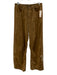 Adidas Size 28 Brown Rayon Velvet Suede Feel Logo Detail Wide Leg Pants Brown / 28