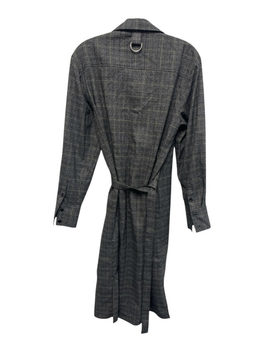 Proenza Schouler White Label Size 4 Gray, Black, Yellow Polyester Blend Dress Gray, Black, Yellow / 4