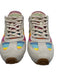 Larroude Shoe Size 11 Cream White & Multi textile upper Woven T Toe Sneakers Cream White & Multi / 11
