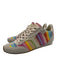 Larroude Shoe Size 11 Cream White & Multi textile upper Woven T Toe Sneakers Cream White & Multi / 11