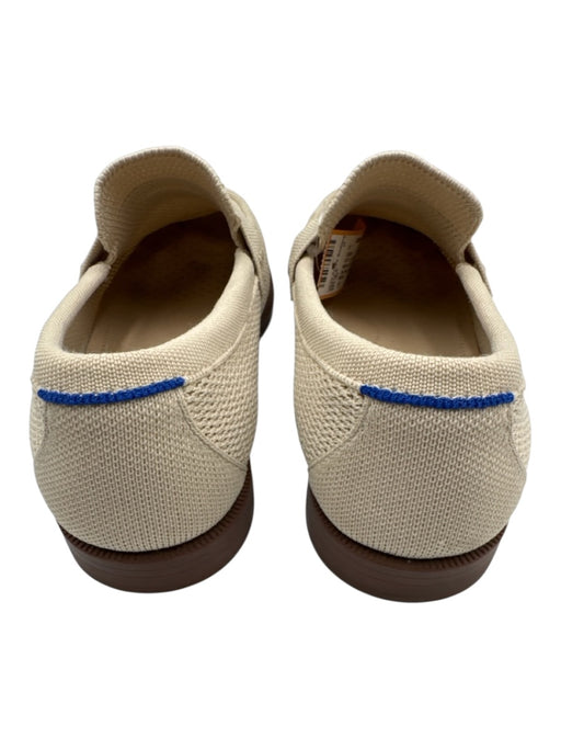 Rothy's Shoe Size 11 Cream Beige textile upper Knit Penny Slip On Loafers Cream Beige / 11