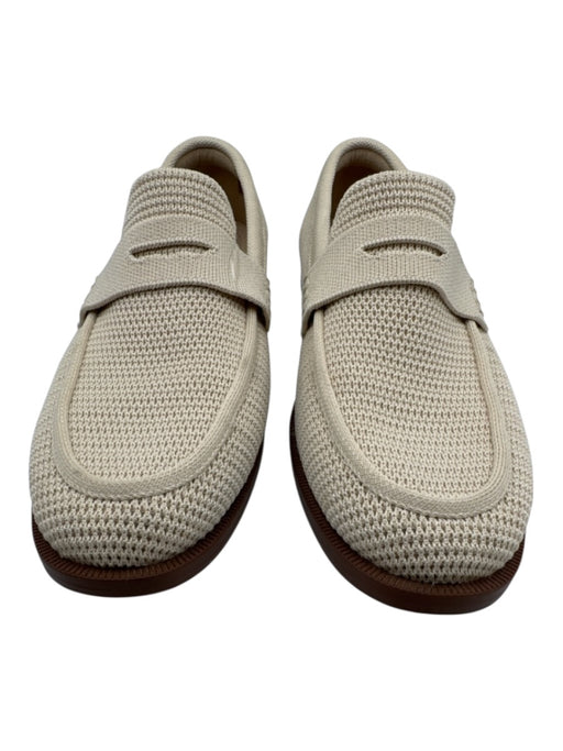 Rothy's Shoe Size 11 Cream Beige textile upper Knit Penny Slip On Loafers Cream Beige / 11
