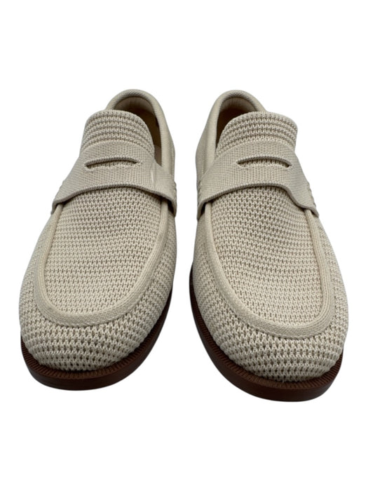 Rothy's Shoe Size 11 Cream Beige textile upper Knit Penny Slip On Loafers Cream Beige / 11