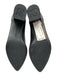 Paul Green Shoe Size 5 Black Leather Block Heel Pointed Toe Pumps Black / 5