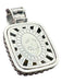 Lagos Gold & Silver Sterling Silver 18K Gold Clasp Stone Pendant Gold & Silver