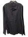 Theory Size XL Navy Blue & Black Cotton Striped Button Down Long Sleeve Shirt Navy Blue & Black / XL