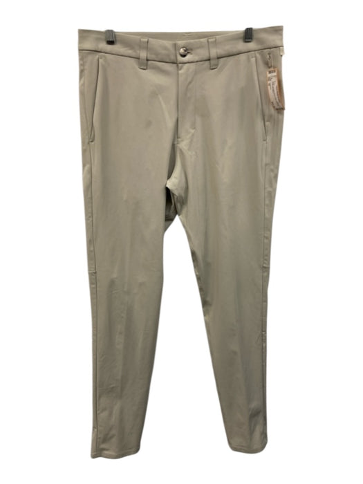 Lululemon Size 32 Beige Polyester Blend Solid Athleisure Men's Pants Beige / 32