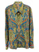 Robert Graham Size XL Blue & Multi Cotton Paisley Button Down Long Sleeve Shirt Blue & Multi / XL