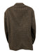 Luciano Barbera Brown & Blue Wool Plaid 2 Button Men's Blazer Brown & Blue / 56