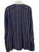 Ralph Lauren Purple Size 16.5 Blue & White Cotton Striped Long Sleeve Shirt Blue & White / 16.5