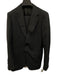 Suitsupply Gray & White Wool Pinstripe notched 2 Button Men's Suit Gray & White / 38R