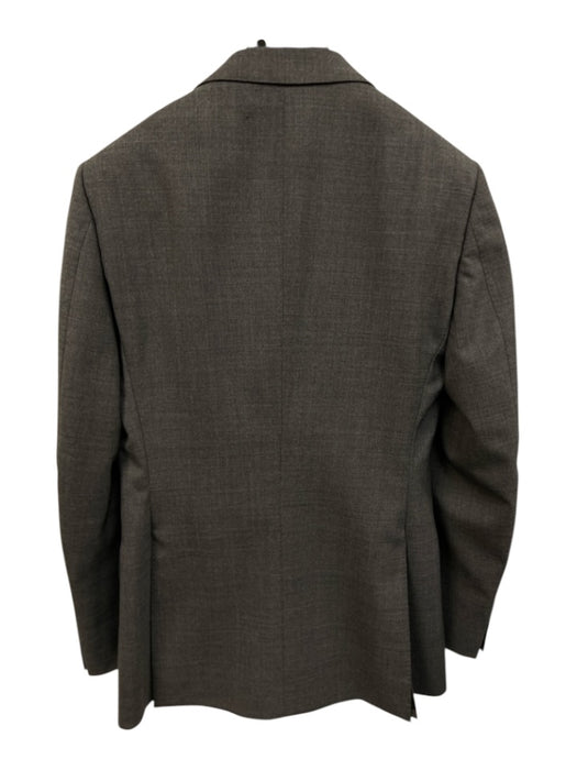 Suitsupply Light Gray Wool Solid notched 2 Button Men's Suit Light Gray / 38R