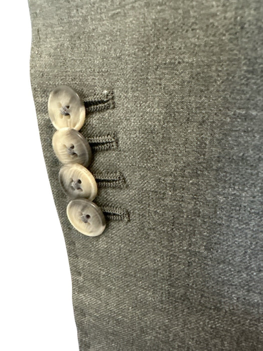 Suitsupply Light Gray Wool Solid notched 2 Button Men's Suit Light Gray / 38R