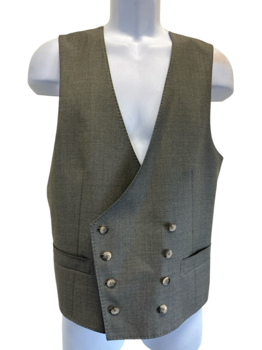 Suitsupply Light Gray Wool Solid notched 2 Button Men's Suit Light Gray / 38R
