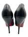 Christian Louboutin Shoe Size 38 Black Leather Almond Toe High Heel Pumps Black / 38