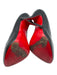 Christian Louboutin Shoe Size 38 Black Leather Almond Toe High Heel Pumps Black / 38