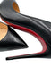 Christian Louboutin Shoe Size 38.5 Black Leather Pointed Toe Pumps Black / 38.5
