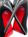 Christian Louboutin Shoe Size 38.5 Black Leather Pointed Toe Pumps Black / 38.5