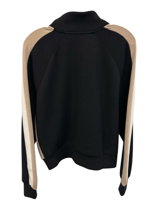 Spanx Size S/M Black, Beige, White Modal Blend Side Stripe Mock Neck Pant Set Black, Beige, White / S/M